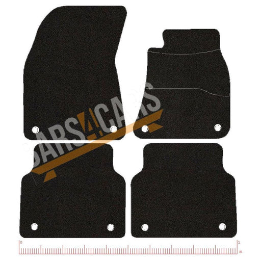 Fully Tailored Beige Trim Carpet Mats fits for Audi A8 10> Set of 4 With 8 clip UKB4C  - Dynamic Drive