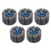 Sealey 80 x 40mm Abrasive Flap Wheel on 6mm Shaft 80Grit - Pack of 5 FW8040805 Sealey  - Dynamic Drive