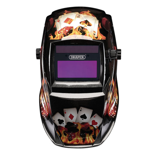 Draper Auto-Darkening Welding Helmet, Playing Cards 02515 Draper  - Dynamic Drive