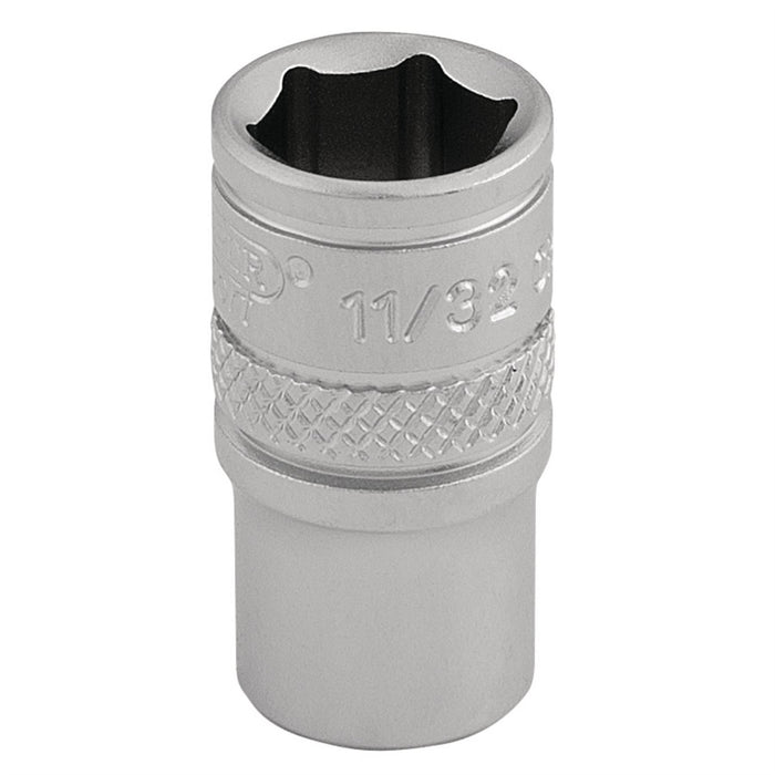 Draper Imperial Socket, 1/4" Sq. Dr., 11/32" 16523 Draper  - Dynamic Drive