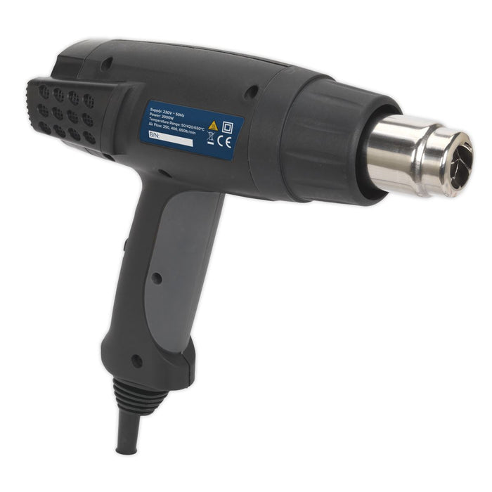 Sealey Hot Air Gun 1800W 3-Speed 50/420/650ïC HS100