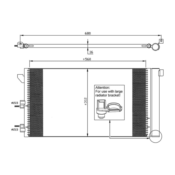 NRF Condenser 35921