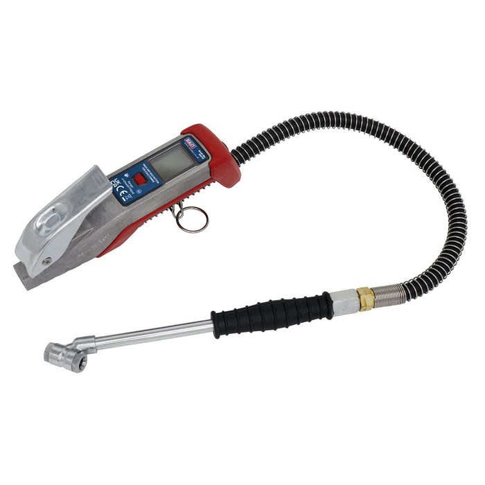 Sealey Digital Tyre Inflator 0.5m Hose with Twin Push-On Connector SA374 Sealey  - Dynamic Drive