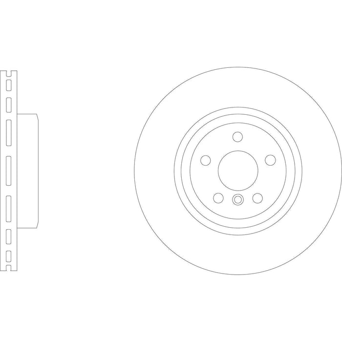 Apec Brake Disc Rear Fits BMW 3 Series 5 6 7 8 X3 X4 Z4