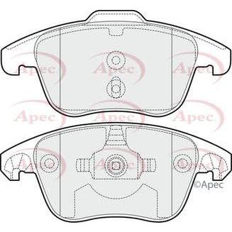 Apec Brake Pads Front Fits Citroen C4 Ds4 Ds5 Ds Peugeot 208 3008 5008