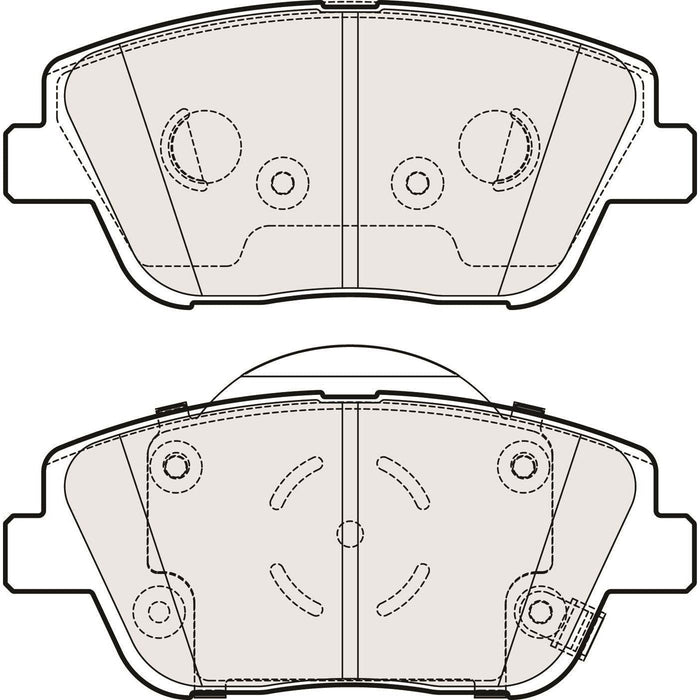 Apec Brake Pads Front Fits Hyundai Sonata Kia Optima