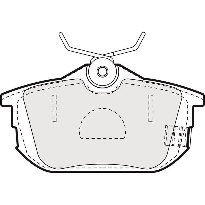 Apec Brake Pads Rear Fits Mitsubishi Carisma Colt Space Star Proton Impian Smart