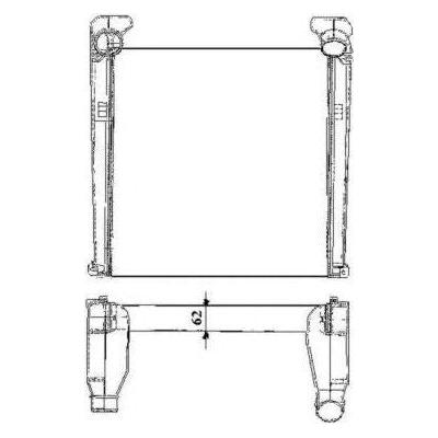 NRF Radiator fits CAC MAN L 2000 (6CYL) >1 NRF  - Dynamic Drive