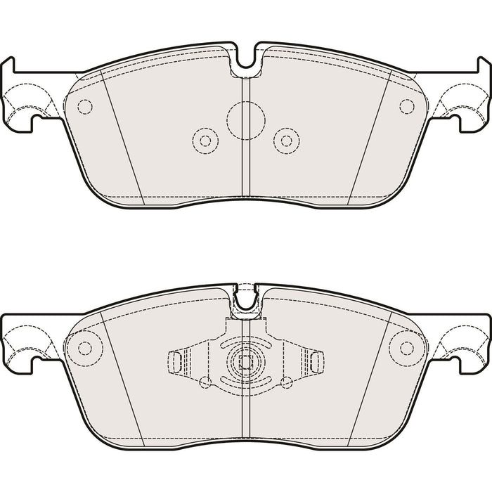 Apec Brake Pads Front Fits Jaguar/Daimler E Pace Land Rover Discovery Sport Range Apec  - Dynamic Drive