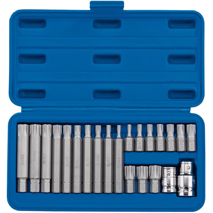 Draper Ribe 3/8, Socket and Bit Set, 1/2" Sq. Dr. (22 Piece) 16347 Draper  - Dynamic Drive