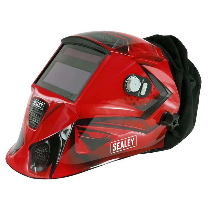 Auto Darkening Welding Helmet with TH2 Powered Air Purifying Respirator (PAPR) Sealey  - Dynamic Drive