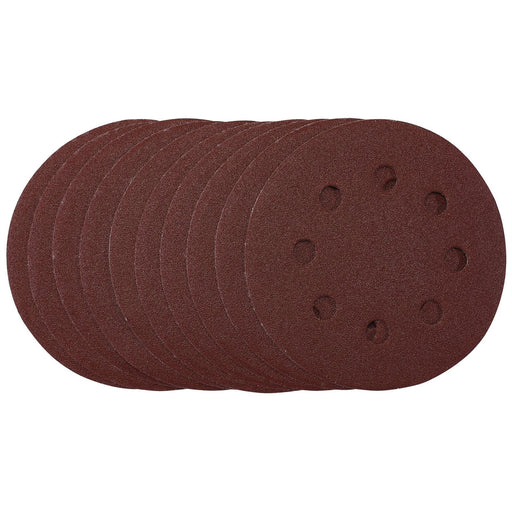 Draper Sanding Discs, 115mm, 120 Grit, Hook & Loop (Pack of 10) 53500 Draper  - Dynamic Drive