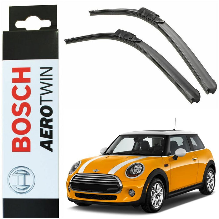 Bosch Aerotwin Front Wiper Blades Set fits Mini Hatch 09.13> AR142S