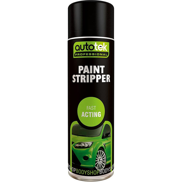 2x Paint Stripper Autotek Aerosol Paint Remover 500Ml Bodyshop Car