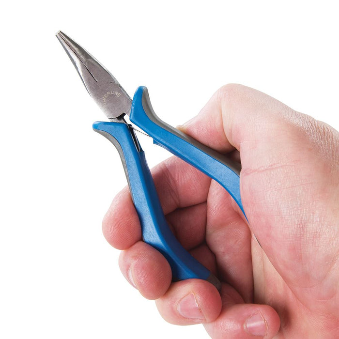 Silverline Bent Nose Mini Pliers 130mm Silverline  - Dynamic Drive