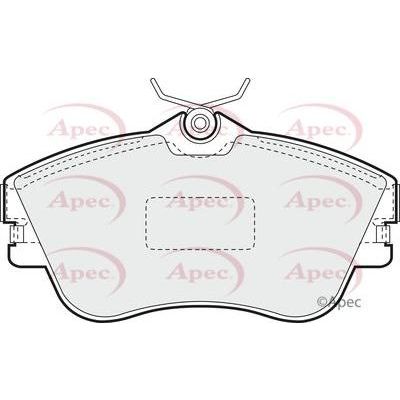 Apec Brake Pads Front Fits VW Caravelle Multivan Transporter