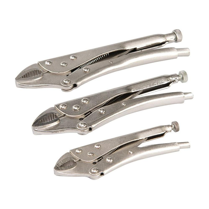 Silverline Self Locking Pliers Set 3pce 3pce