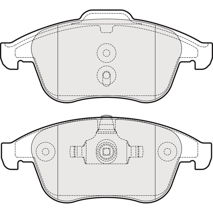 Apec Brake Pads Front Fits Renault Laguna Scenic Apec  - Dynamic Drive