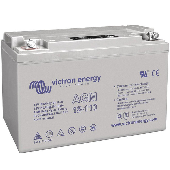 Victron Energy 12V 110Ah AGM Deep Cycle Battery (M8) BAT412101085 Victron  - Dynamic Drive