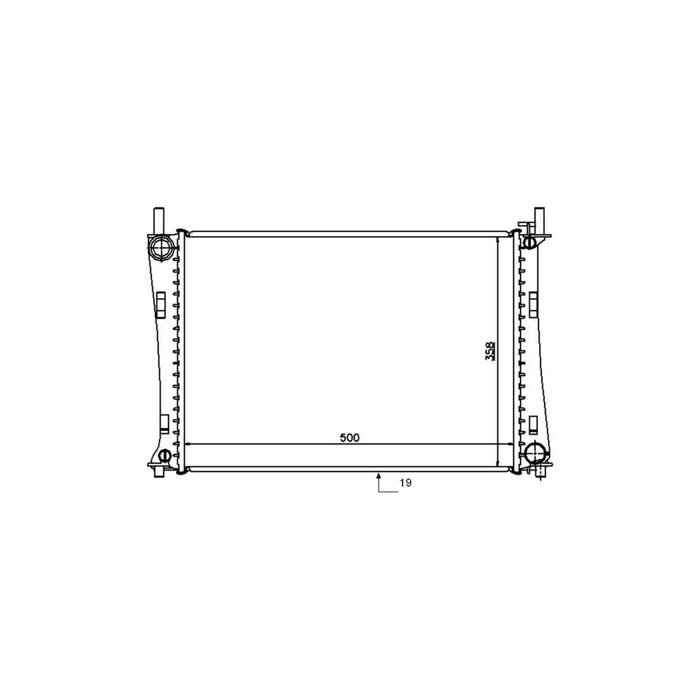 NRF Radiator 53740 NRF  - Dynamic Drive