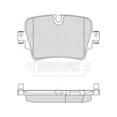 Genuine Borg & Beck Rear Brake Pads fits Jaguar FType 5.0 19 1013 BBP2507 Borg & Beck  - Dynamic Drive