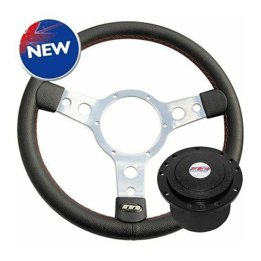 13" Mountney Vinyl Steering Wheel + boss kit for Toyota Supra Mountney  - Dynamic Drive