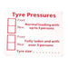 Tyre Pressure Stickers W4  - Dynamic Drive