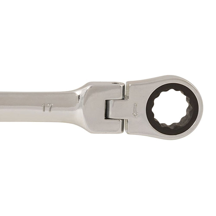 Silverline Flexible Head Ratchet Spanner 17mm