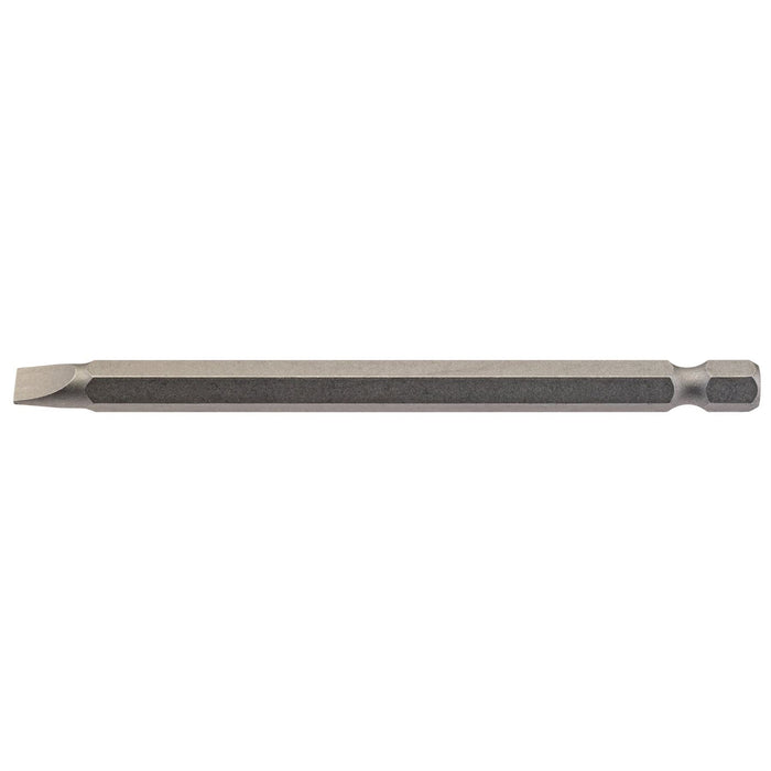 Draper Plain Slot Insert Bit, 6mm, 1/4" Hex, 100mm Long (Pack of 1) 64347 Draper  - Dynamic Drive