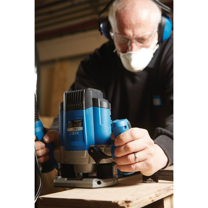 Draper 230V Variable Speed Router, 1/4", 1200W 02519 Draper  - Dynamic Drive