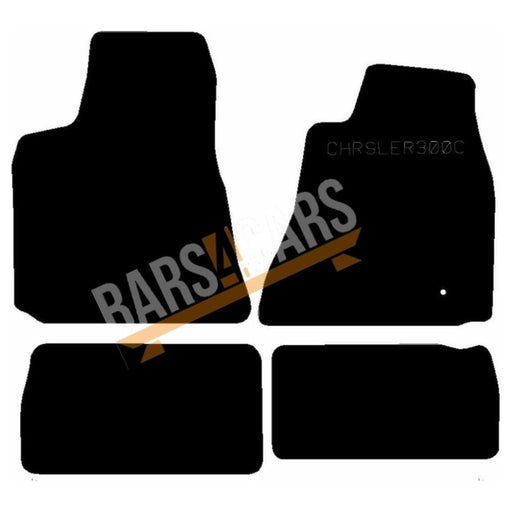 Tailored Carpet Car Mats for Chrysler 300C Saloon 06 ON Set of 4 With 1 Clips UKB4C  - Dynamic Drive