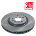 Febi 106350 Brake Disc Fits Vauxhall Febi Bilstein  - Dynamic Drive