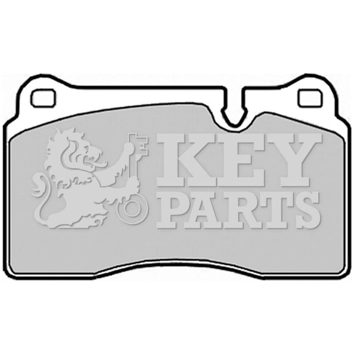 Genuine Key Parts KBP2017 Front Brake Pads (Brembo)