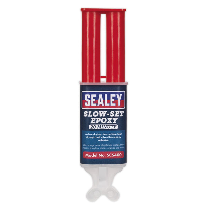 Sealey Slow-Set 20 Minute Epoxy Adhesive 25ml SCS400 Sealey  - Dynamic Drive