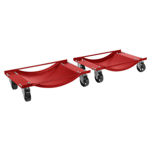 Sealey Wheel Dolly Set 454kg Capacity WS454 Sealey  - Dynamic Drive