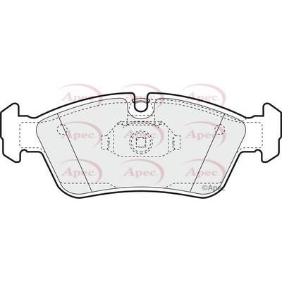 Apec Brake Pads Front Fits BMW 3 Series Z3 Z4