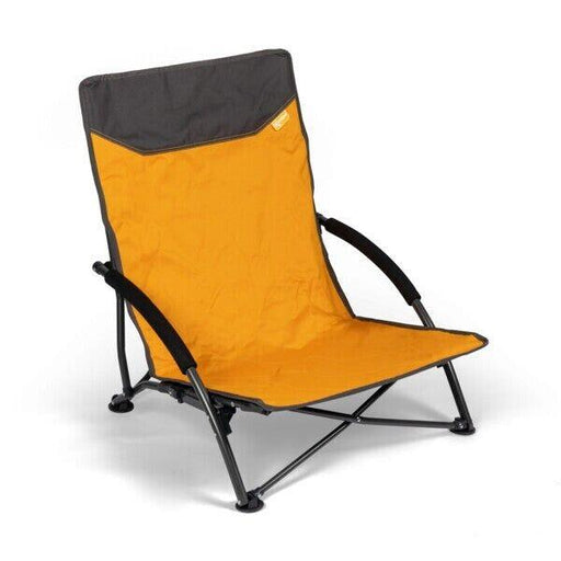 Kampa Sandy Low Level Folding Camping Beach Chair Sunset Yellow Kampa  - Dynamic Drive