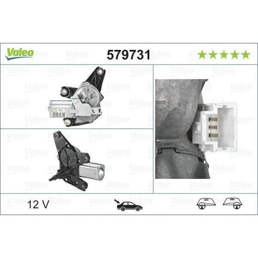 Genuine Valeo fits Wiper Motor Rear Renault Trafic / Nissan Valeo  - Dynamic Drive