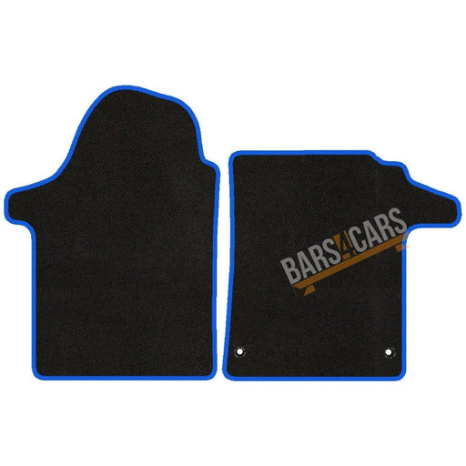 Tailored Blue Trim Carpet Mats Mercedes Vito Van 15-18 + Clips 15 16 17 18 UKB4C  - Dynamic Drive