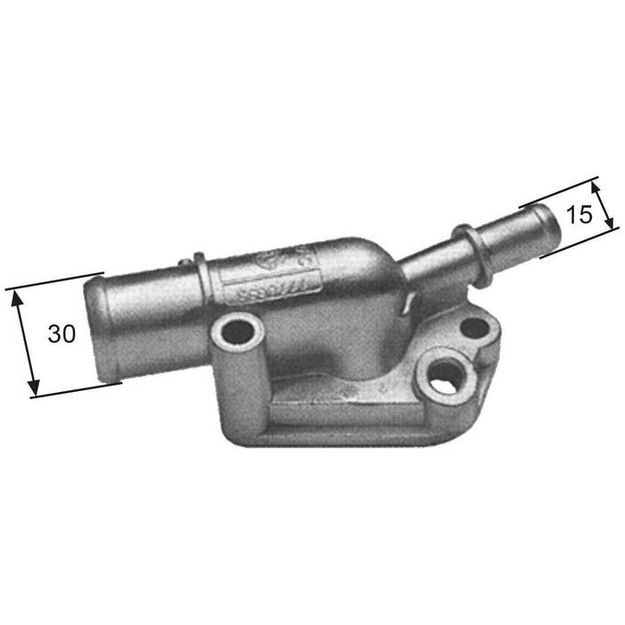 Gates Thermostat fits Fiat Punto - 1.4 - 96-99 TH09282G1