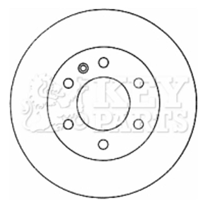 Genuine Key Parts KBD4570 Brake Disc Pair (Front)