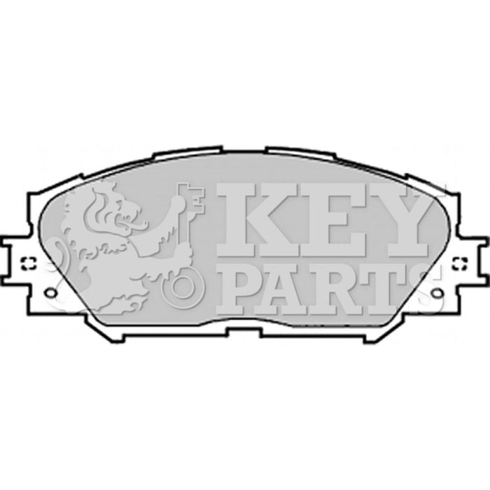 Genuine Key Parts KBP1991 Front Brake Pads (Akebono)