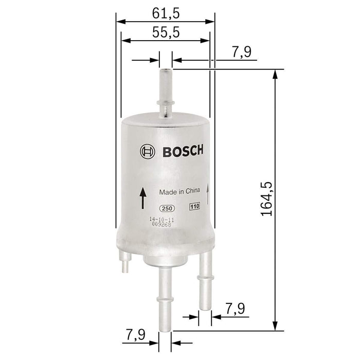 Bosch Car Fuel Filter F5959 fits VW Polo TSi BlueMotion - 1.2 - 14-17 0450905959