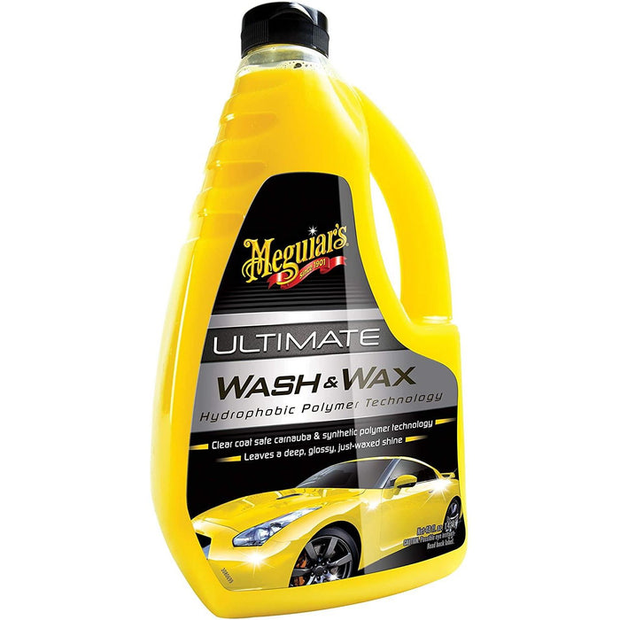 2x Meguiars Ultimate Wash And Wax 1.4L Car Shampoo Car Care Cleaning G17748EU Meguiar's  - Dynamic Drive