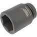 Draper Expert HI-TORQ 6 Point Deep Impact Socket, 1" Sq. Dr., 46mm Draper  - Dynamic Drive