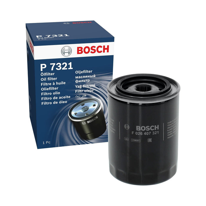 Genuine Bosch Car Oil Filter fits Iveco Daily 70C18 - 3.0 - 16- F026407321 Bosch  - Dynamic Drive