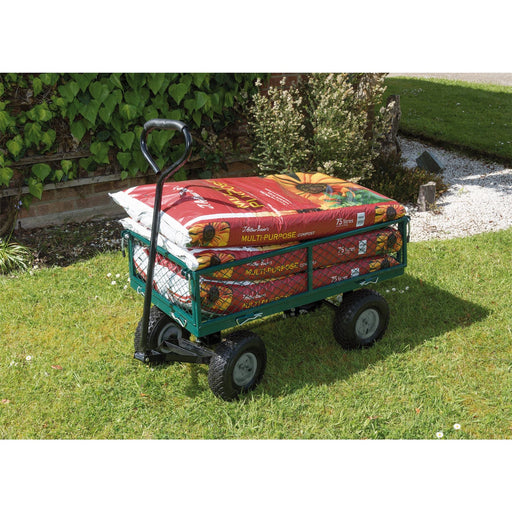 Draper Steel Mesh Gardener's Cart 58552 Draper  - Dynamic Drive