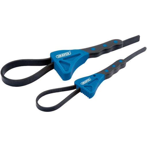 Draper Soft Grip Strap Wrench Set (2 Piece) 43863 Draper  - Dynamic Drive