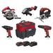 Sealey 5 x SV20 Series Cordless 5 Tool Combo Kit 20V - 2 Batteries CP20VCOMBO13 Sealey  - Dynamic Drive