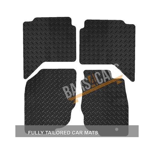 Tailored Rubber Car Mats fits Toyota Hi-Lux 05-11 (Double Cab) 4Wd Set of 4 1 Cl UKB4C  - Dynamic Drive